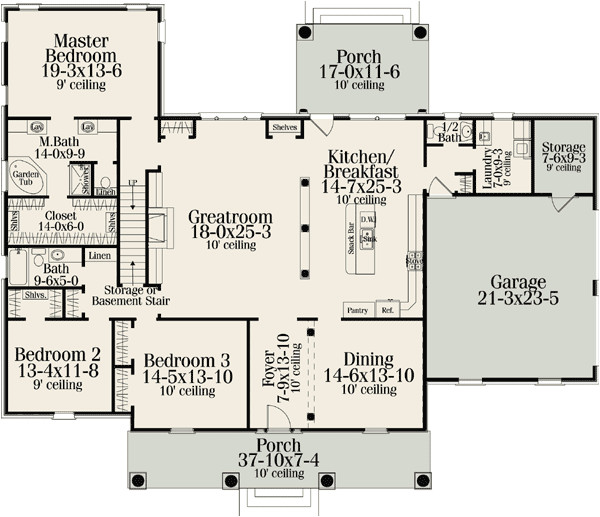 Classic American Homes Floor Plans Classic American Home Plan 62100v 1st Floor Master