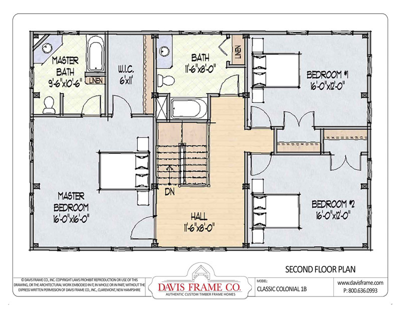 Classic Colonial Home Plans Barn House Plans Classic Colonial Layout 1b Davis Frame