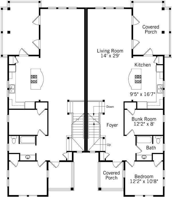 Coastal Duplex House Plans Dune Duplex Coastal Living southern Living House Plans Coastal Duplex House Plans Dune Duplex Coastal Living southern Living House Plans