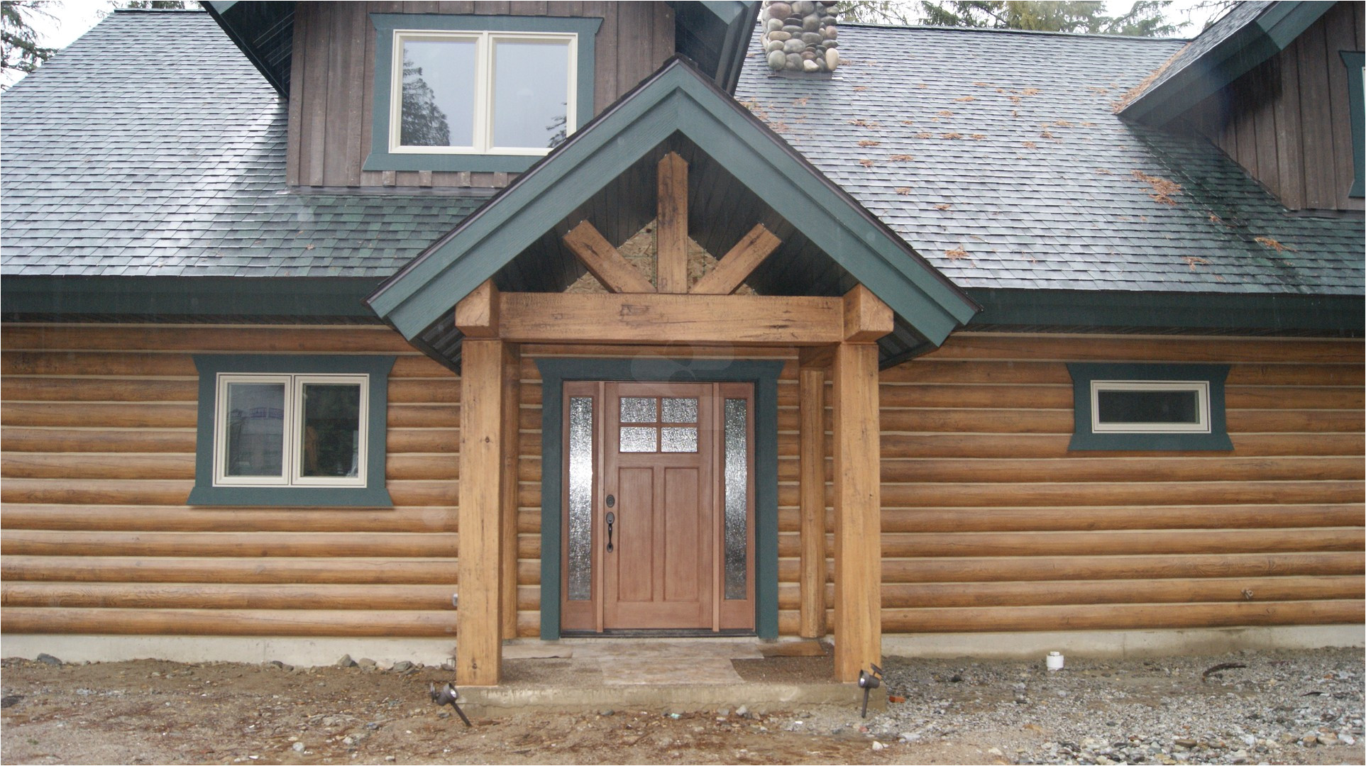 Concrete Log Home Plans Bull Lake Montana Cabin Everlog Systems Concrete Log Home Plans Bull Lake Montana Cabin Everlog Systems