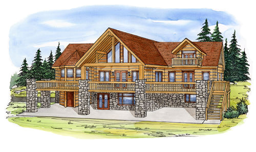 Concrete Log Home Plans Concrete Log Home Floor Plans by Everlog Systems