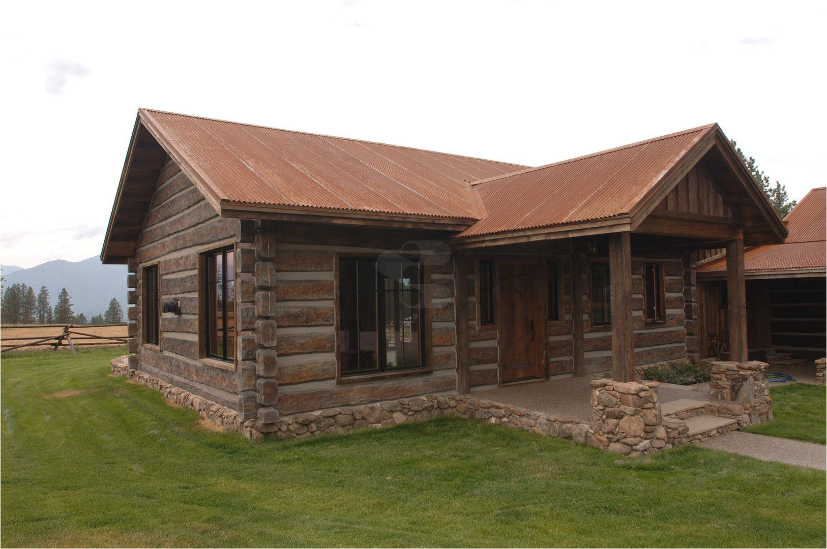 Concrete Log Home Plans Stevensville Montana Residence Everlog Systems Concrete Log Home Plans Stevensville Montana Residence Everlog Systems