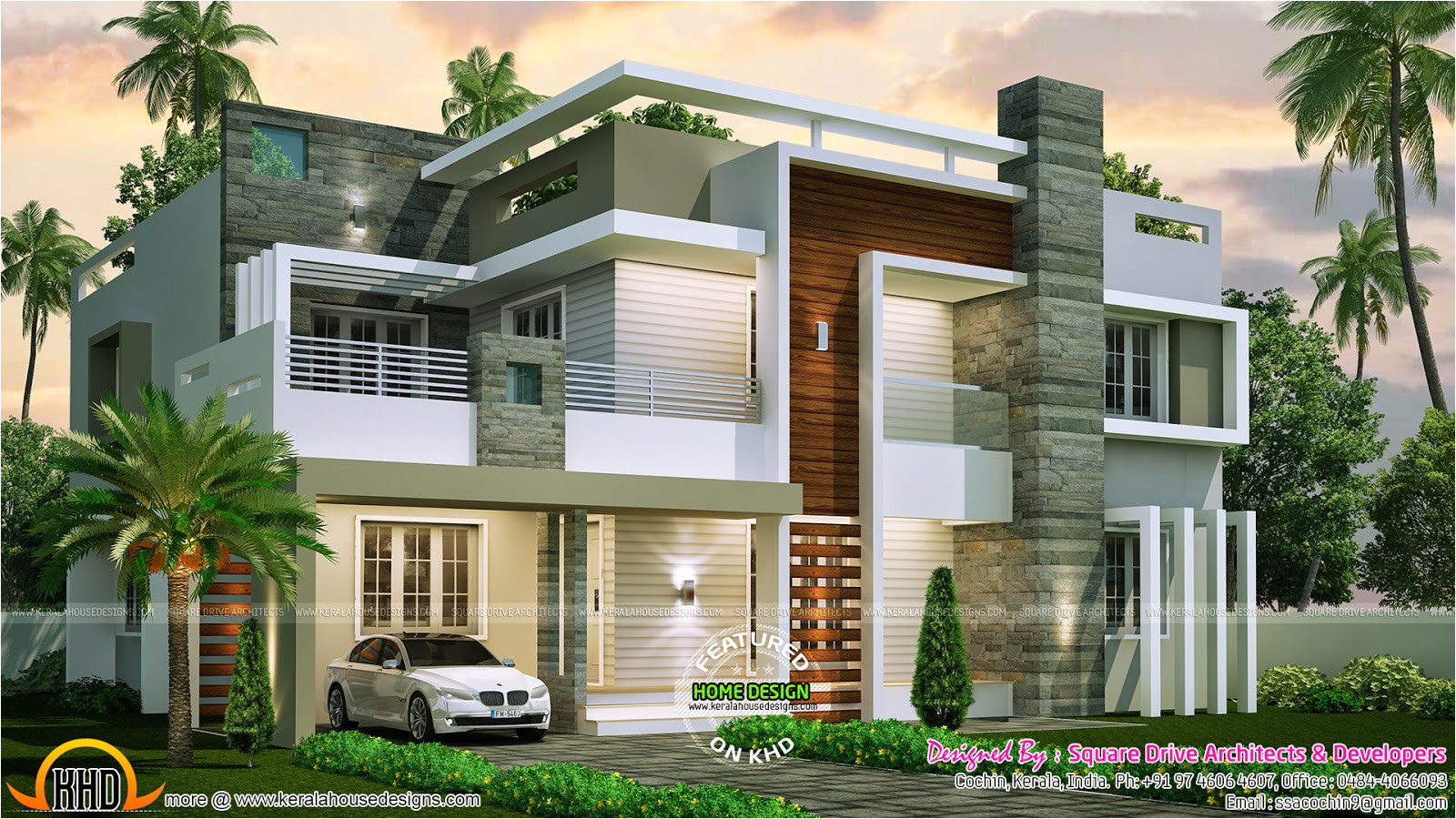 Contemporary Home Design Plans Bedroom Contemporary Home Design Kerala Floor Building