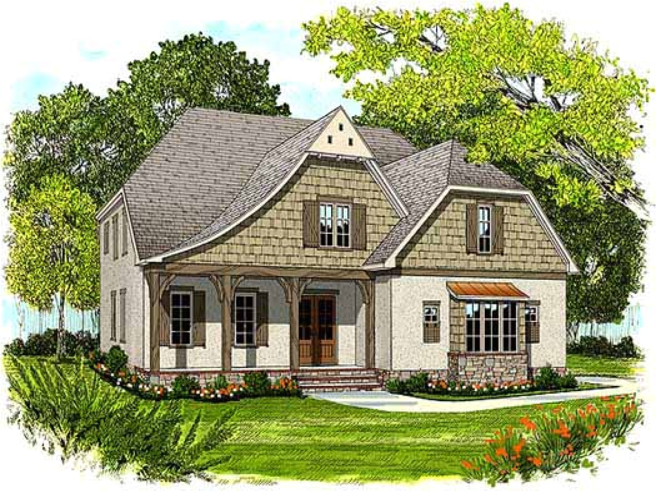 Cottage Type House Plans Cottage Style Bungalow House Plans House Design Plans
