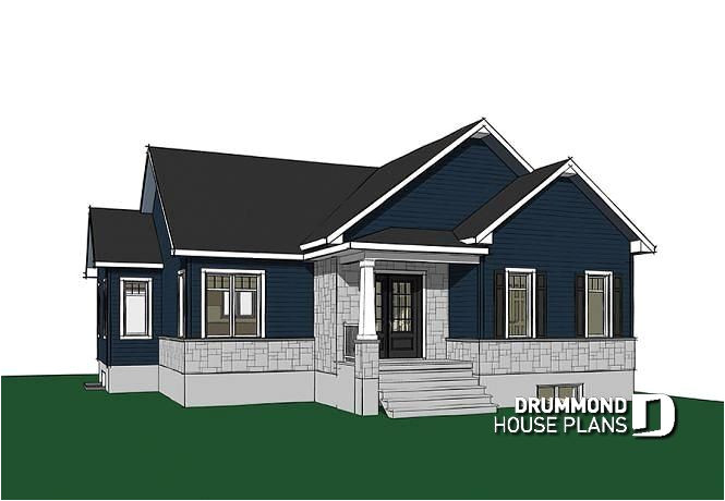 Craftsman House Plans with Open Floor Concept House Plan W3133 V6 Detail From Drummondhouseplans Com Craftsman House Plans with Open Floor Concept House Plan W3133 V6 Detail From Drummondhouseplans Com