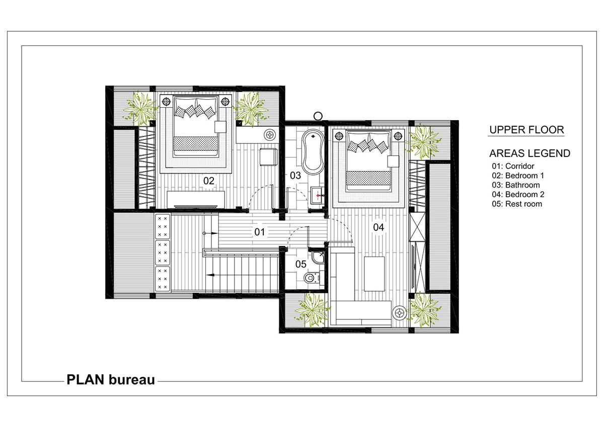 Cube House Design Layout Plan Valley House Modern Cabins