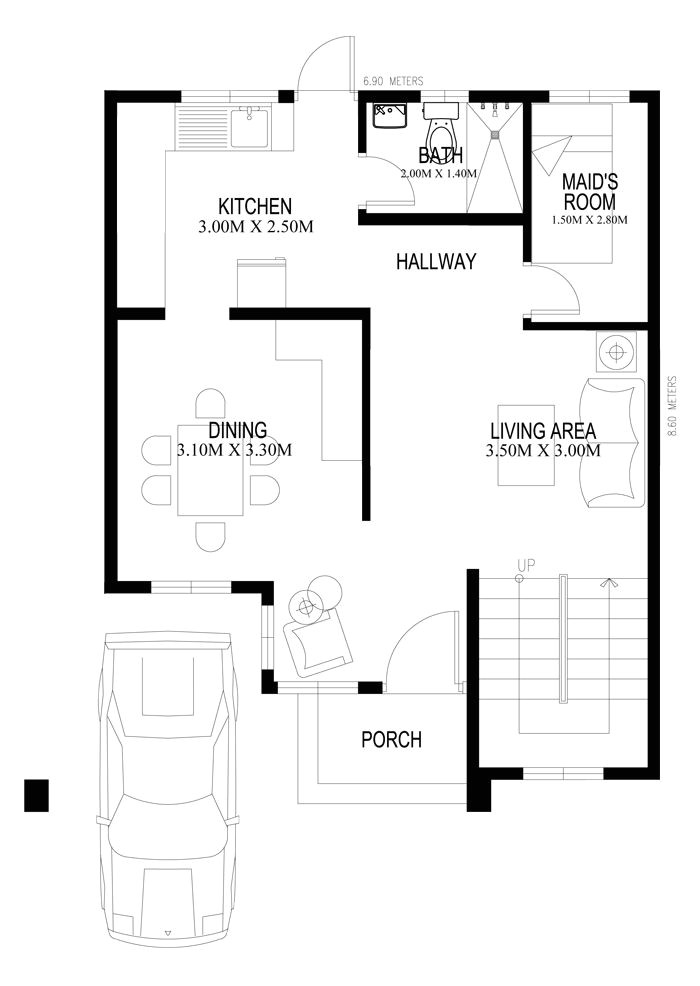 Cuney Homes Floor Plan Two Storey Houseplans 2014005 Ground Floor Plan House Cuney Homes Floor Plan Two Storey Houseplans 2014005 Ground Floor Plan House