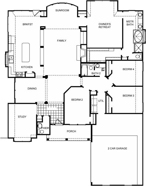 David Weekley Homes Floor Plans Campbell Floor Plan by David Weekley Homes House