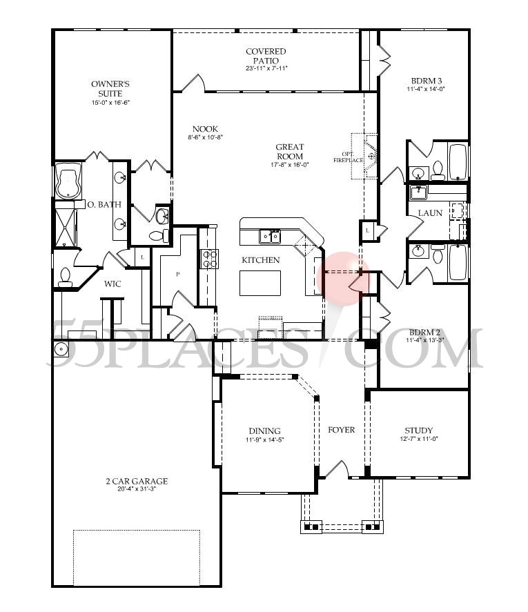 Del Webb House Plans Morningside Lane Floorplan 2581 Sq Ft Del Webb Del Webb House Plans Morningside Lane Floorplan 2581 Sq Ft Del Webb