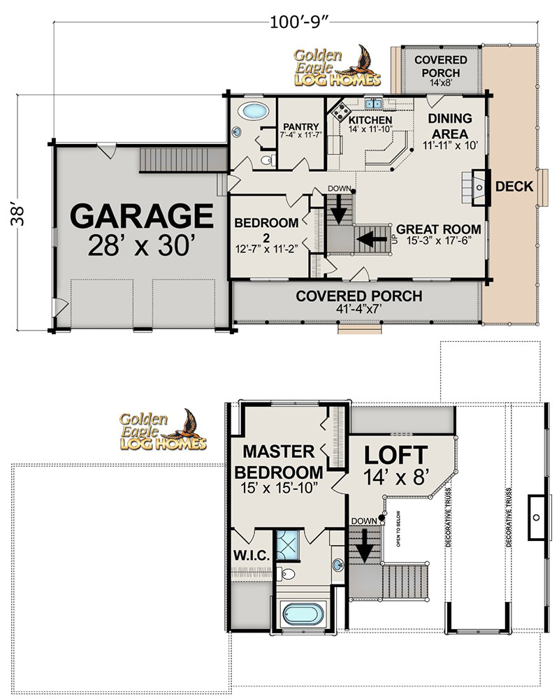 Eagle Homes Floor Plans Lofted Log Floor Plan From Golden Eagle Log Homes Eagle Homes Floor Plans Lofted Log Floor Plan From Golden Eagle Log Homes