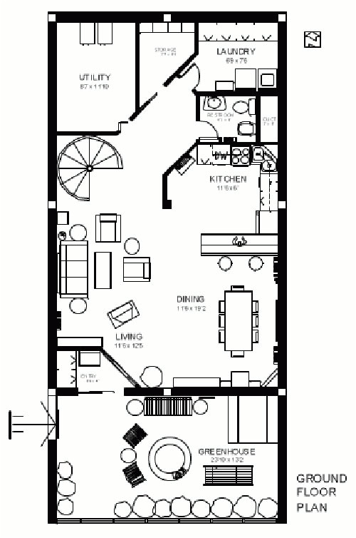 Earth Home Floor Plans Earth Sheltered Active Home Plan Earth Home Floor Plans Earth Sheltered Active Home Plan