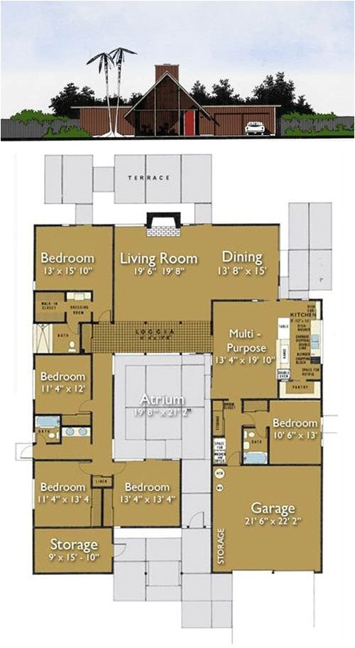 Eichler Style Home Plans Awesome Eichler Home Floor Plans New Home Plans Design