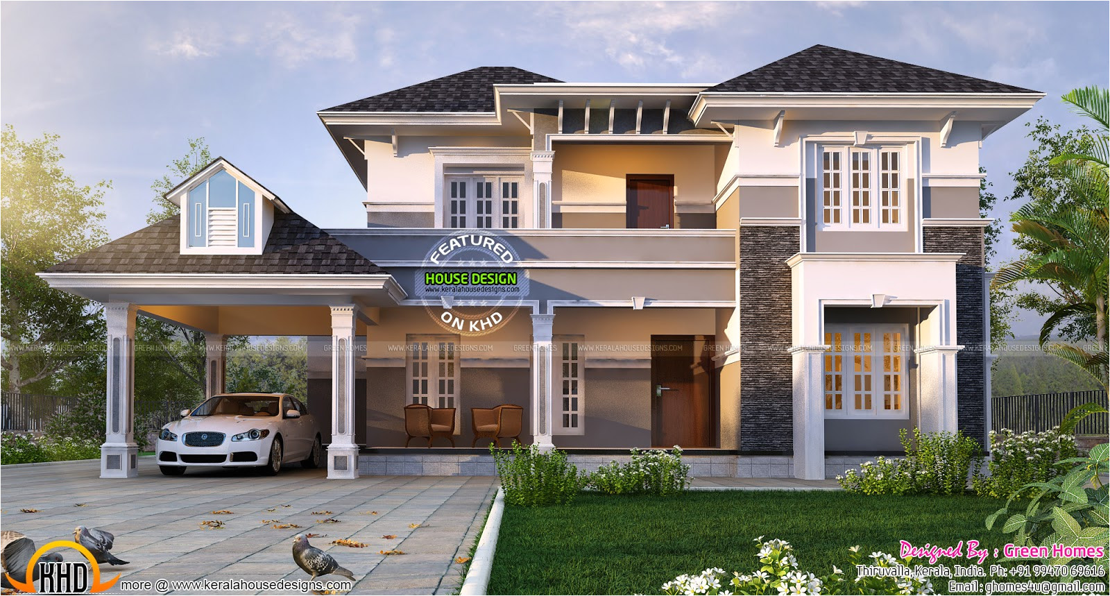 Elegant Home Plans 2450 Sq Ft Elegant Home Plan Kerala Home Design and