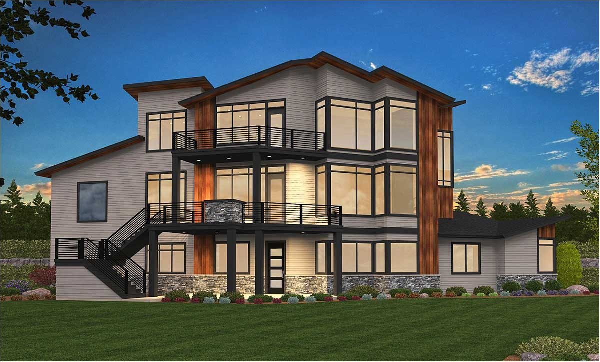 Exciting Home Plans Exciting Exclusive 6 Bed Modern House Plan 85145ms