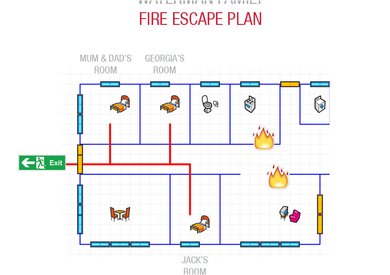 Fire Escape Plan for Home Fire Escape Plan Make Your Own with Cavius Smoke Alarms Fire Escape Plan for Home Fire Escape Plan Make Your Own with Cavius Smoke Alarms