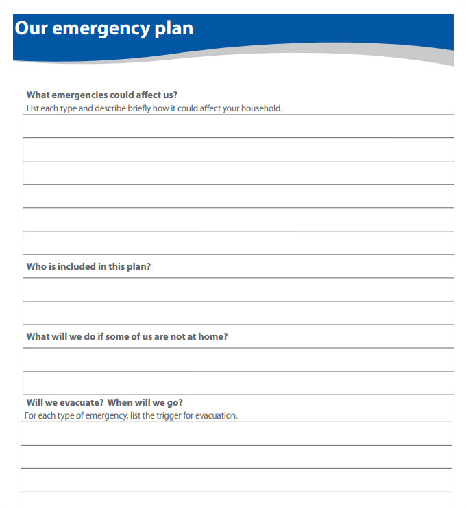 Fire Evacuation Plan Template for Home 6 Home Evacuation Plan Templates Doc Pdf Free