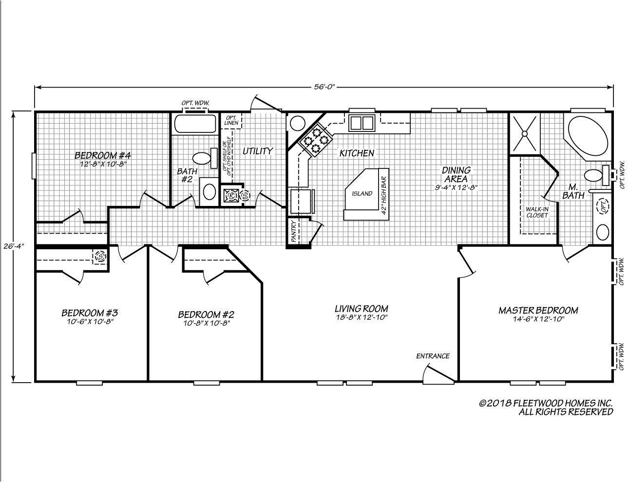 Fleetwood Manufactured Homes Floor Plans Carriage Manor Ii 28564c Fleetwood Homes Fleetwood Manufactured Homes Floor Plans Carriage Manor Ii 28564c Fleetwood Homes