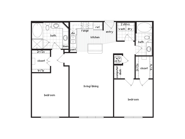 Floor Plans for 2 Bedroom 2 Bath Homes 36sixty Floor Plans 1 2 Bedroom Luxury Apartments Floor Plans for 2 Bedroom 2 Bath Homes 36sixty Floor Plans 1 2 Bedroom Luxury Apartments