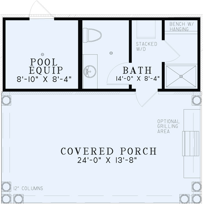 Floor Plans for Homes with Pools Poolhouse Plans 1495 Poolhouse Plan with Bathroom Floor Plans for Homes with Pools Poolhouse Plans 1495 Poolhouse Plan with Bathroom
