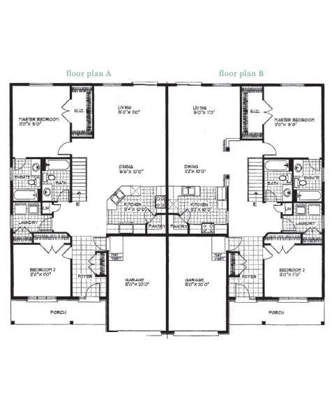 Floor Plans for Semi Detached Houses Modern Semi Detached House Plans