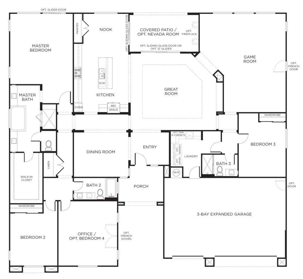 Floor Plans for Single Story Homes the Best Single Story Floor Plans One Story House Plans