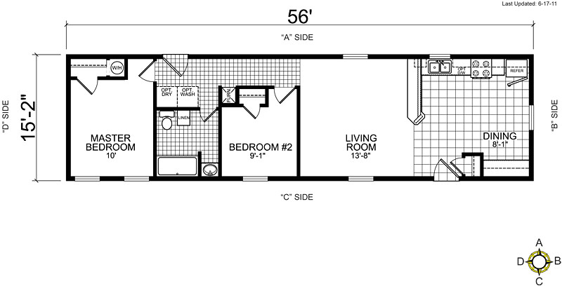 Floor Plans for Single Wide Mobile Homes Single Wide Mobile Home Floor Plans Bestofhouse Net 31421