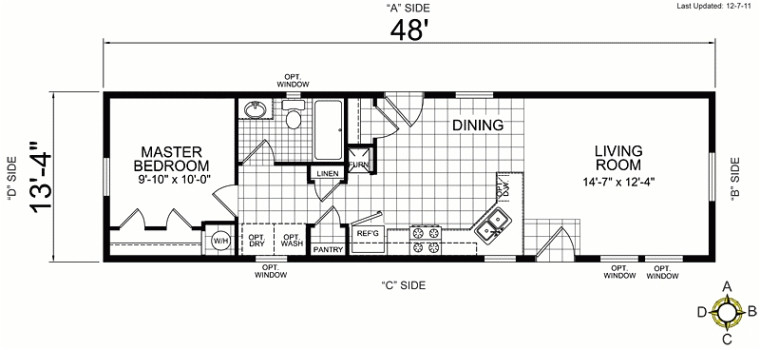 Floor Plans for Single Wide Mobile Homes the Best Of Small Mobile Home Floor Plans New Home Plans