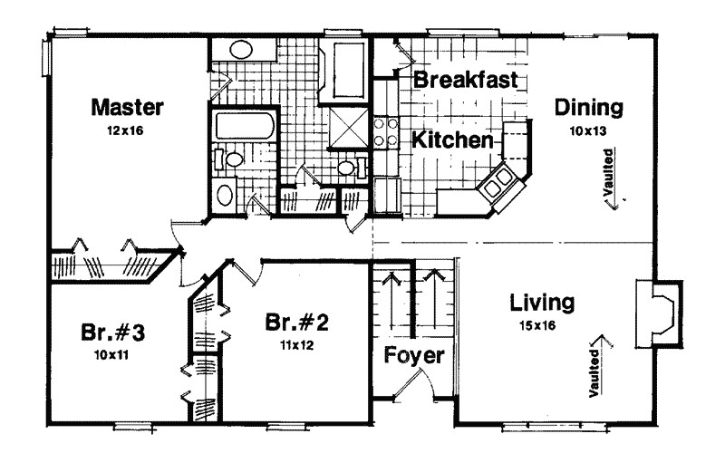 Floor Plans for Split Level Homes Woodland Park Split Level Home Plan 013d 0005 House