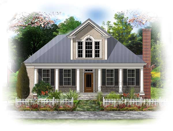 French Colonial Home Plans Type Of House French Colonial