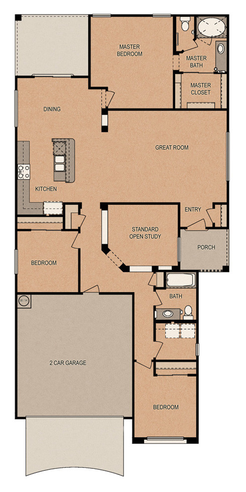 Fulton Homes Floor Plans Rorotonga Paradise at Ironwood Crossing by Fulton Homes