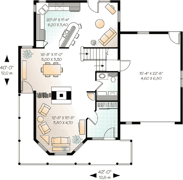 Guest Home Plans Compact Guest House Plan 2101dr Architectural Designs Guest Home Plans Compact Guest House Plan 2101dr Architectural Designs