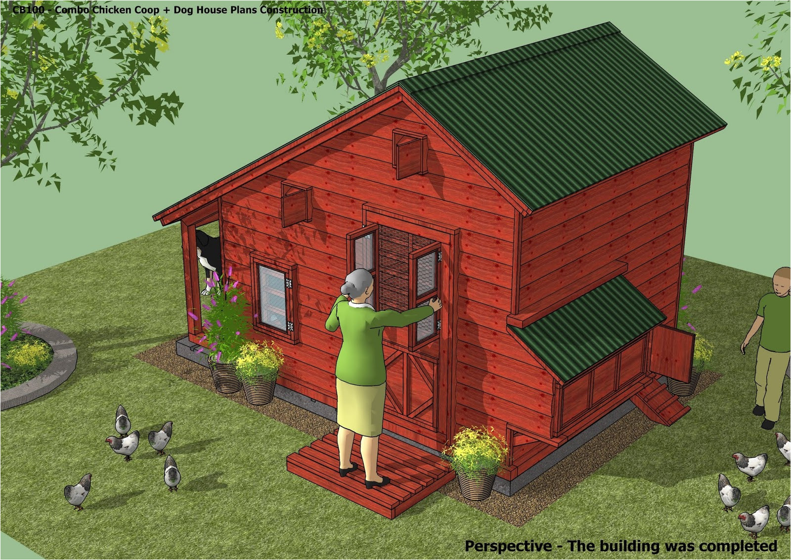 Hen House Building Plans Home Garden Plans Cb100 Combo Plans Chicken Coop Hen House Building Plans Home Garden Plans Cb100 Combo Plans Chicken Coop