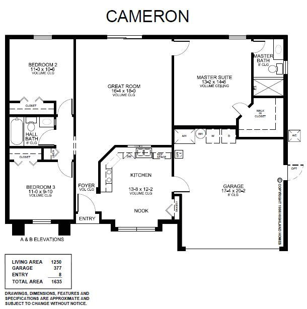 Highland Homes Floor Plans Cameron Highland Homes Florida Home Builder Highland Homes Floor Plans Cameron Highland Homes Florida Home Builder