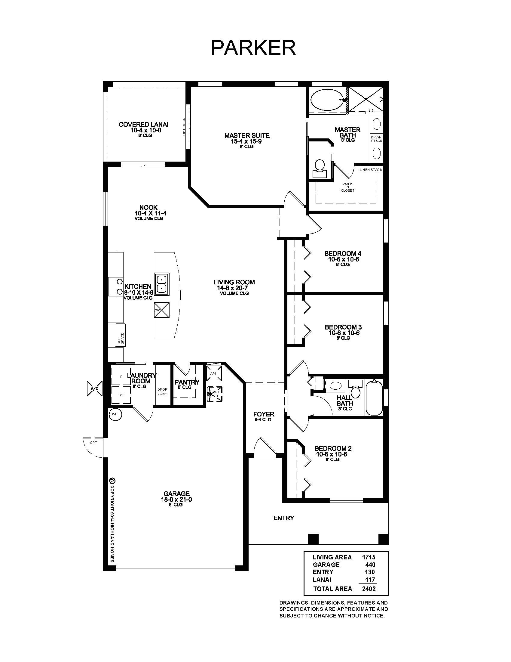 Highland Homes Floor Plans Parker Floor Plan Highland Homes Highland Homes Floor Plans Parker Floor Plan Highland Homes