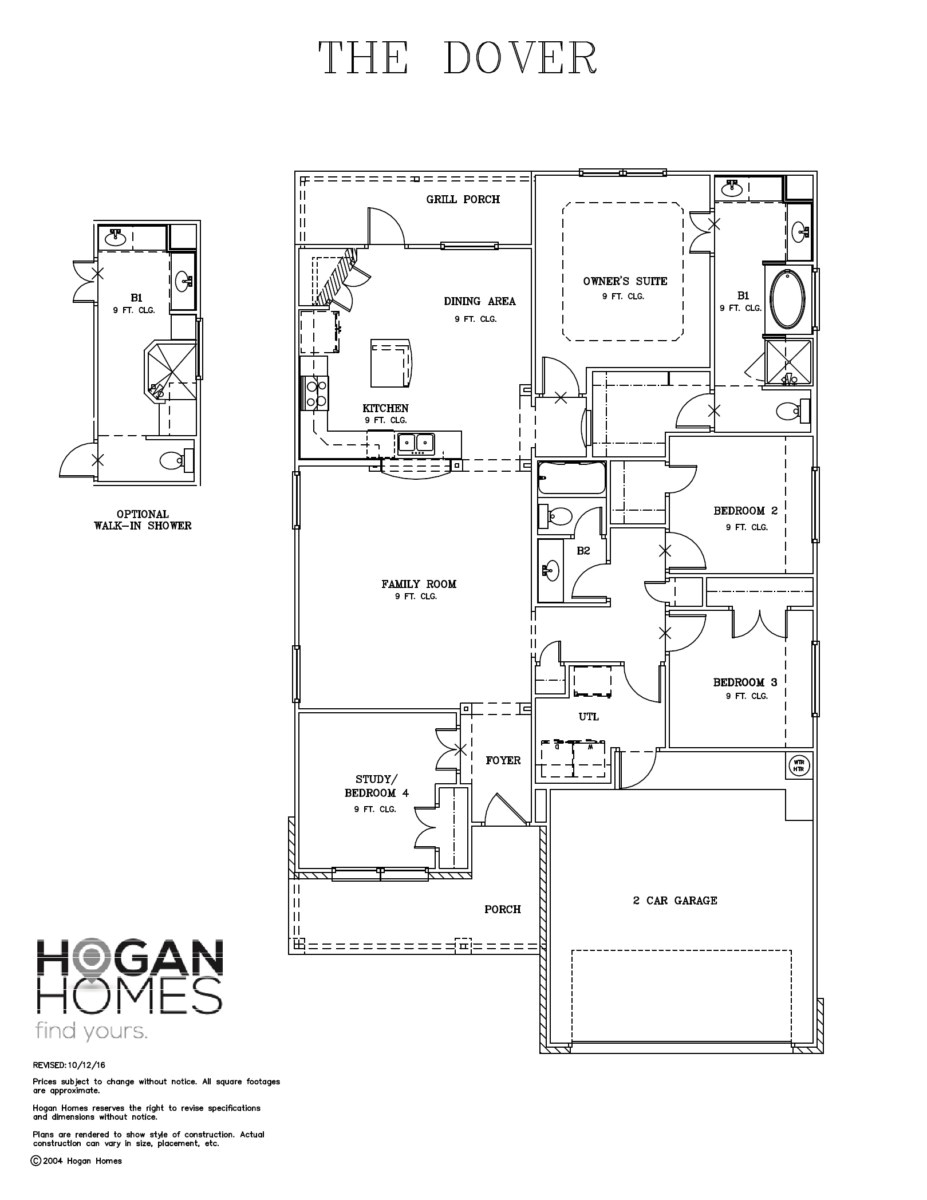 Hogan Homes Floor Plans Dover Hogan Homes