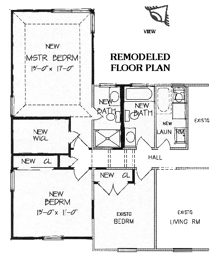 Home Additions Floor Plans New Master Suite Brb09 5175 the House Designers Home Additions Floor Plans New Master Suite Brb09 5175 the House Designers