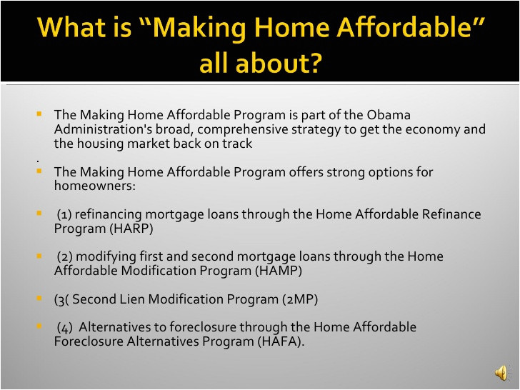 Home Affordable Modification Plan Obama 39 S Home Affordable Modification Refinance 2nd Lien Home Affordable Modification Plan Obama 39 S Home Affordable Modification Refinance 2nd Lien
