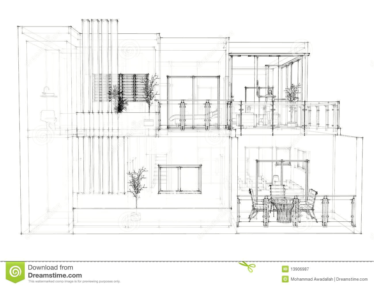 Home Drawings Plans House Architectural Drawing Royalty Free Stock Photography Home Drawings Plans House Architectural Drawing Royalty Free Stock Photography