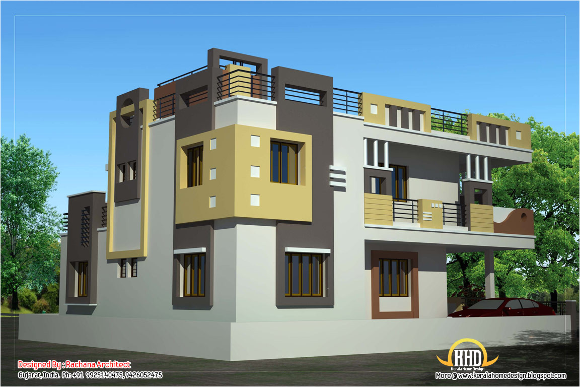 Home Elevation Plan Duplex House Plan and Elevation 2878 Sq Ft Kerala Home Elevation Plan Duplex House Plan and Elevation 2878 Sq Ft Kerala