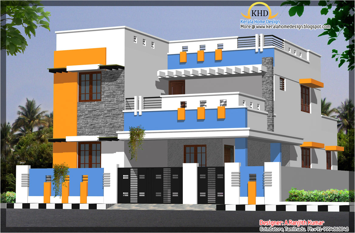 Home Elevation Plans 3 House Elevations Over 2500 Sq Ft Kerala Home Design Home Elevation Plans 3 House Elevations Over 2500 Sq Ft Kerala Home Design