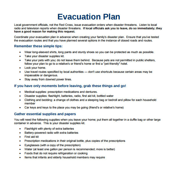 Home Emergency Plan Example Sample Evacuation Plan Template 9 Free Documents In Pdf Home Emergency Plan Example Sample Evacuation Plan Template 9 Free Documents In Pdf