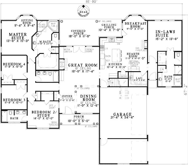 Home Floor Plans with Inlaw Suite House Plans with Inlaw Suite On Main Floor Cottage House