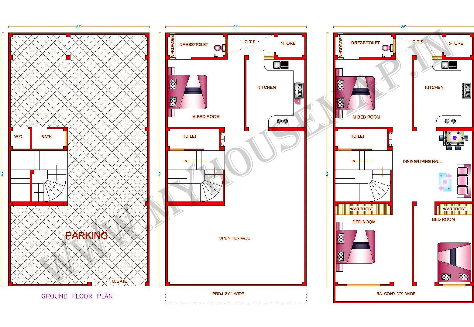 Home Map Plan House Map House Map Elevation Exterior House Design
