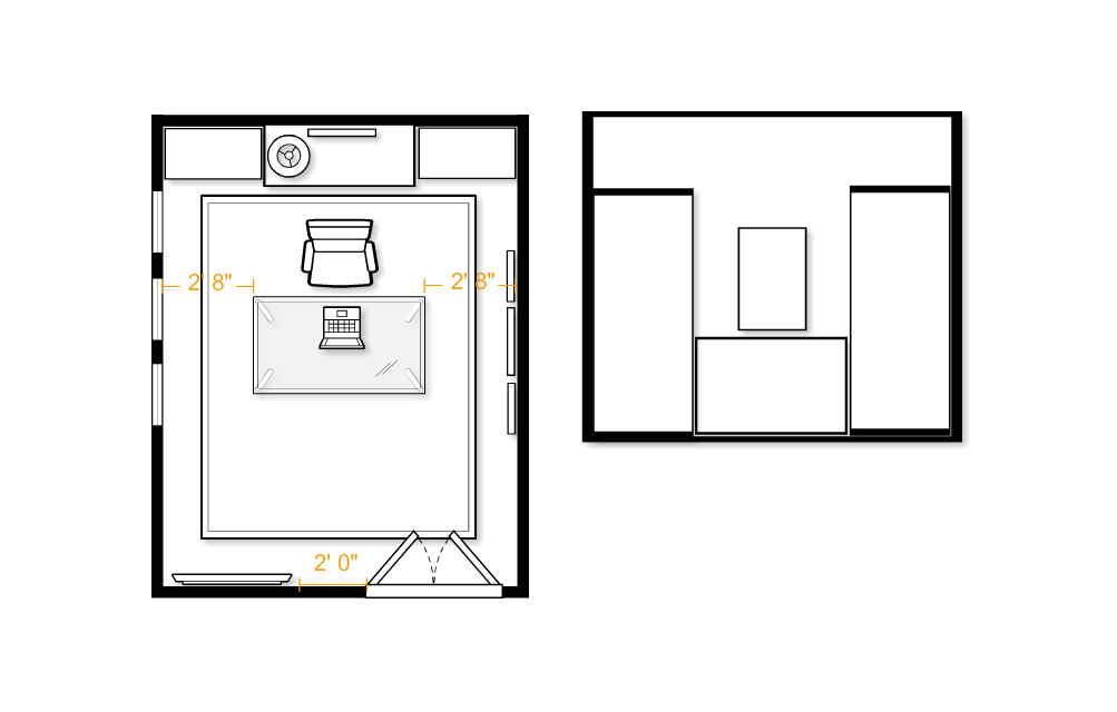 Home Office Plan Home Office Floorplan Home Office Plan Home Office Floorplan