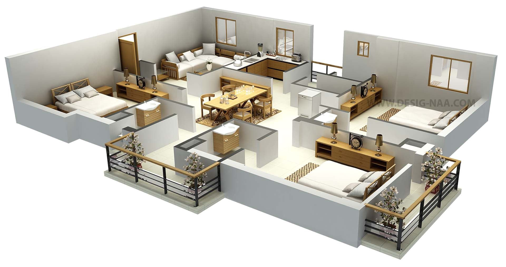 Home Plan 3d Design Impressive Floor Plans In 3d Home Design