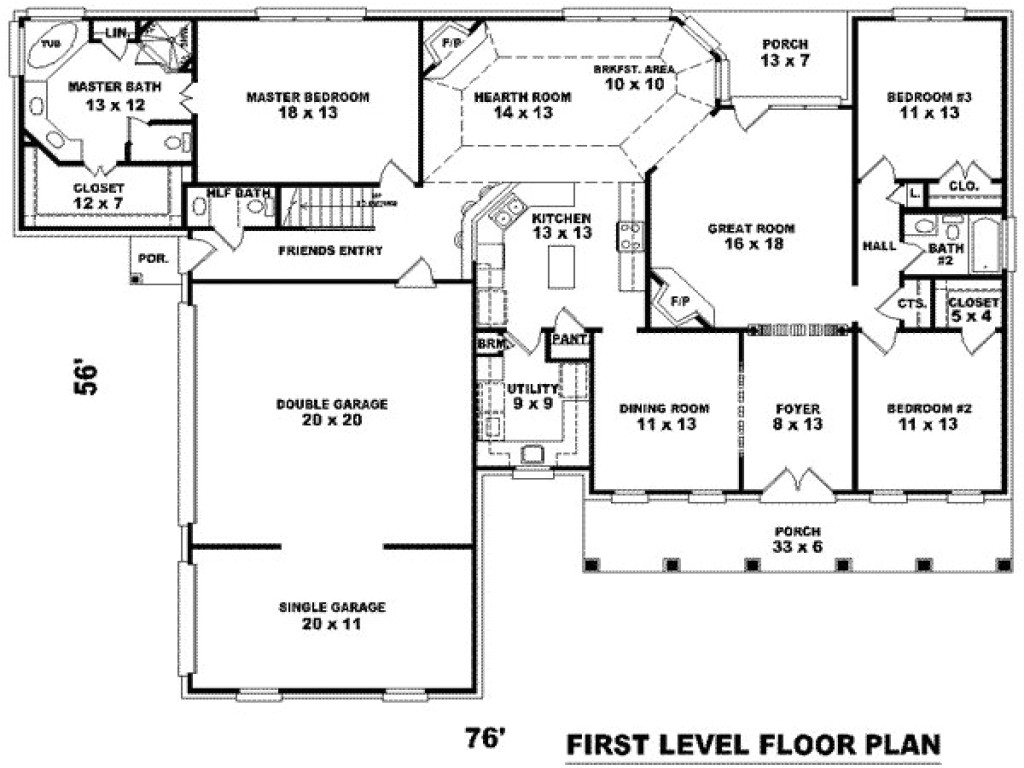 Home Plan Design 0 Square Feet 3000 Square Foot House Floor Plans House Plans 3000 Square