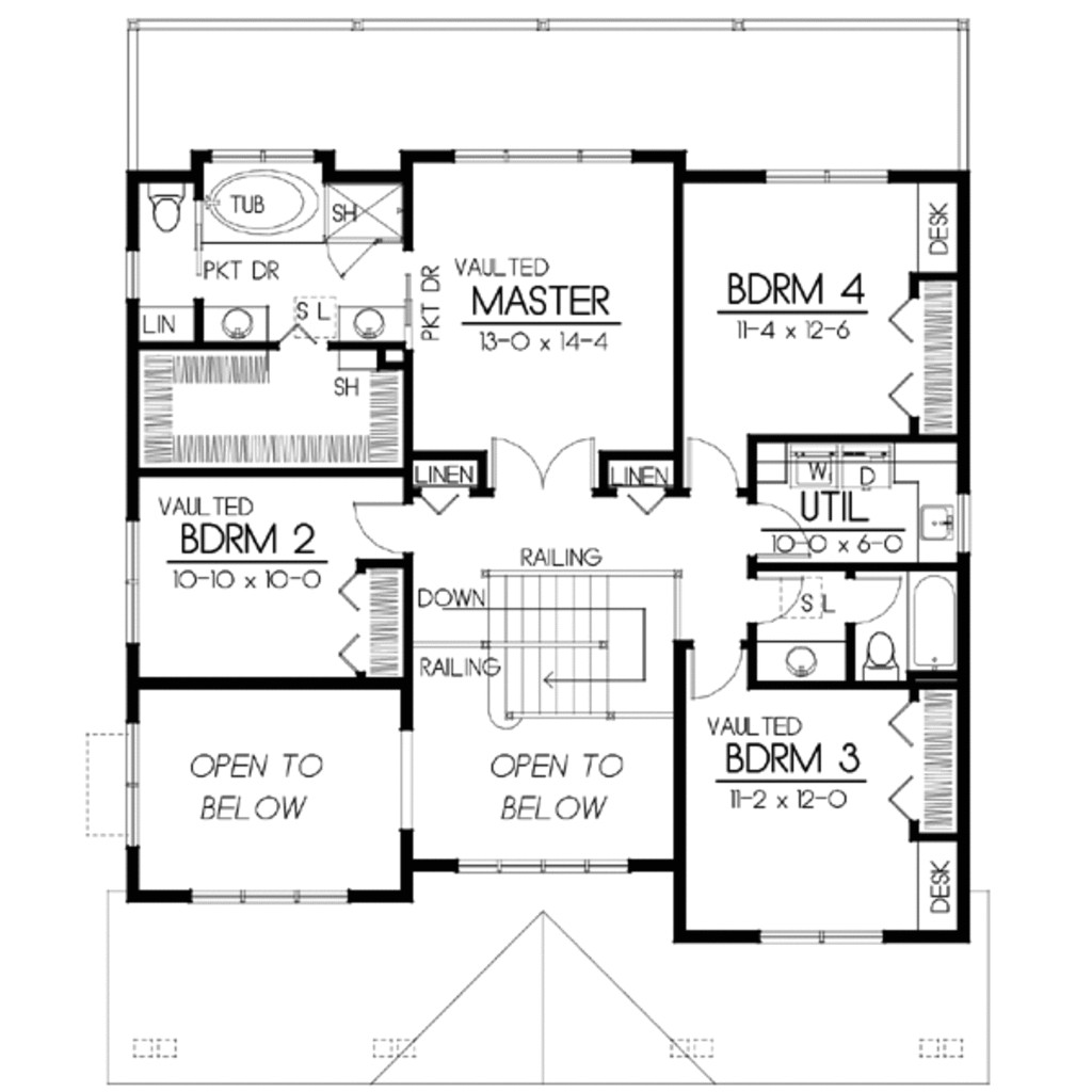 Home Plan Design 0 Square Feet Craftsman Style House Plan 5 Beds 3 00 Baths 2615 Sq Ft