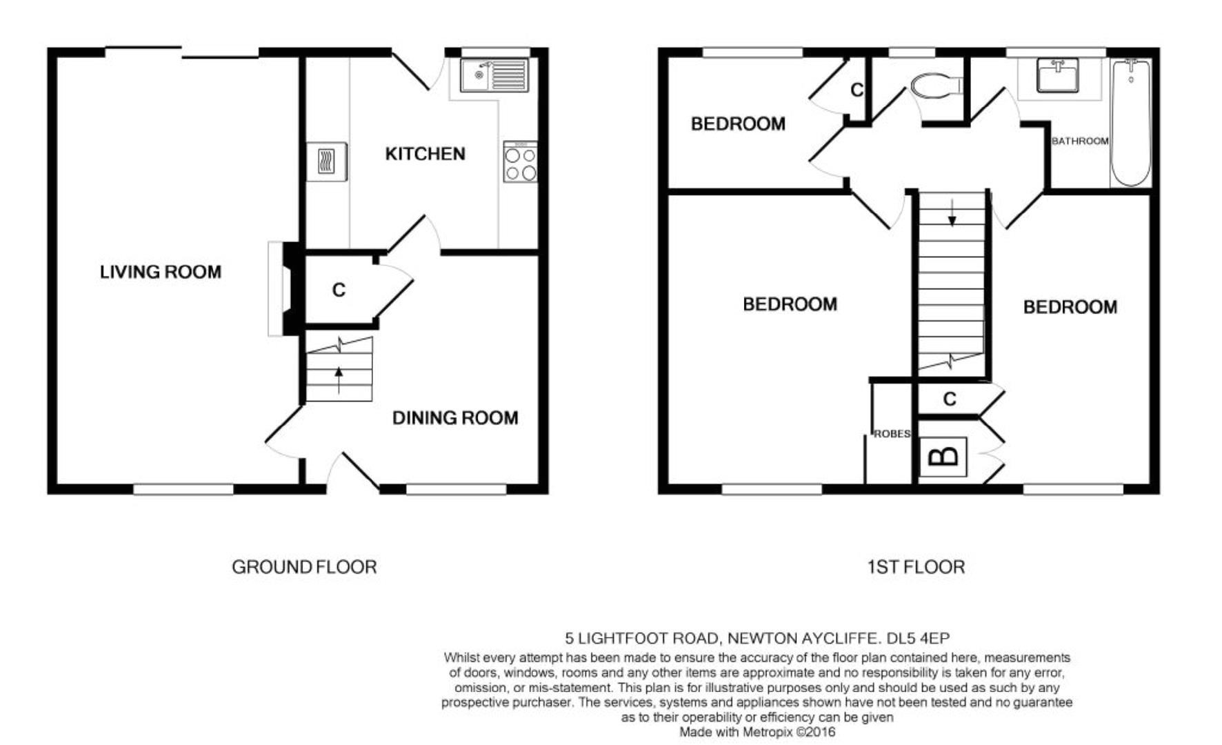 Home Plan Newton Aycliffe Lightfoot Road Newton Aycliffe 3 Bed Terraced House for