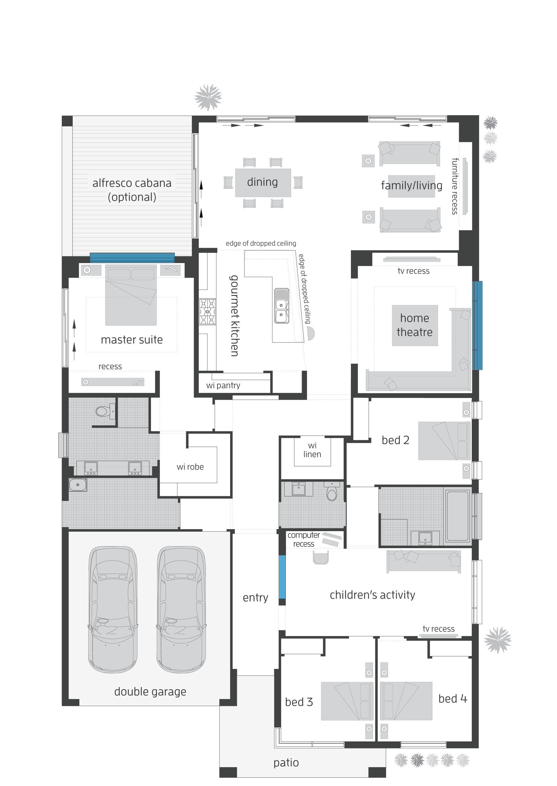 Home Plans Floor Plans Monaco Floorplans Mcdonald Jones Homes Home Plans Floor Plans Monaco Floorplans Mcdonald Jones Homes