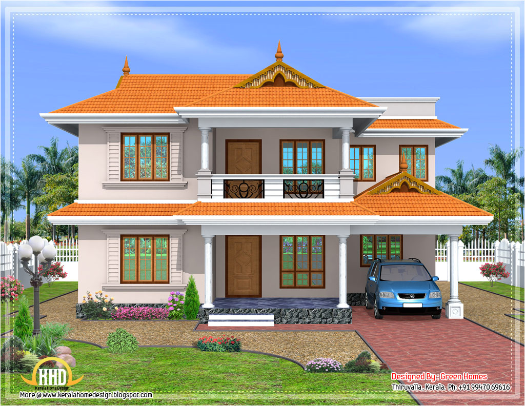 Home Plans Gallery April 2012 Kerala Home Design and Floor Plans